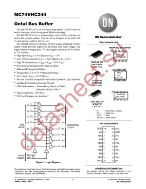 MC74VHC244DTR2 datasheet  